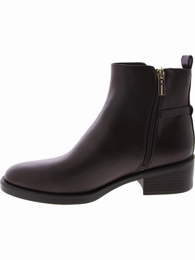 Imiera Womens Faux Leather Ankle Booties Womens Dress Boots for less
