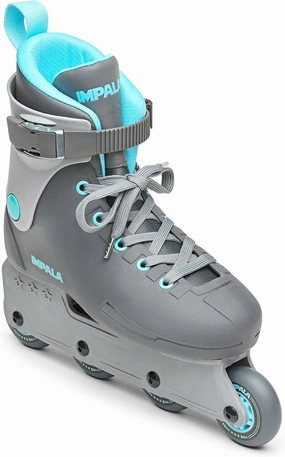 Impala Lightspeed Girls Gray Adjustable Strap Inline Rollerskate Shoes KHD2370 Athletic Shoes for Women discount
