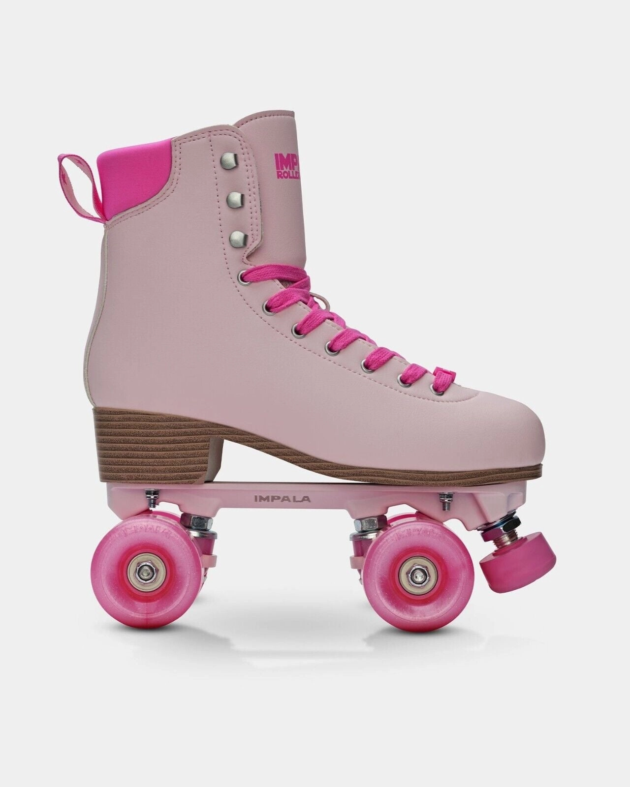 Impala Rollerskates Samira Quad Roller Skate Unisex M6/W8 Wilk Pink Shoes FZP117 (Wilk Pink,(Men's 6, Women's 8))