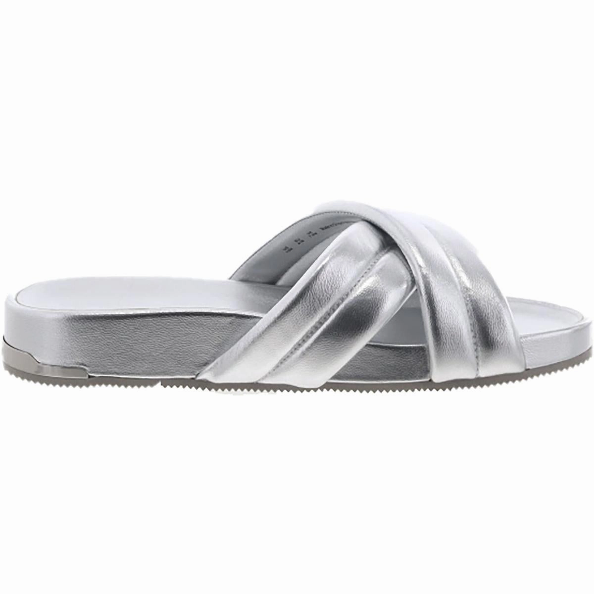 INDRA  Womens Open toe Crisscross Flatform Sandals