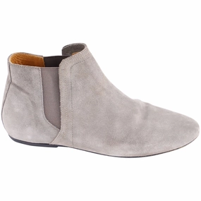 IRO Ankle Booties in Grey Suede Womens Casual Boots clearance