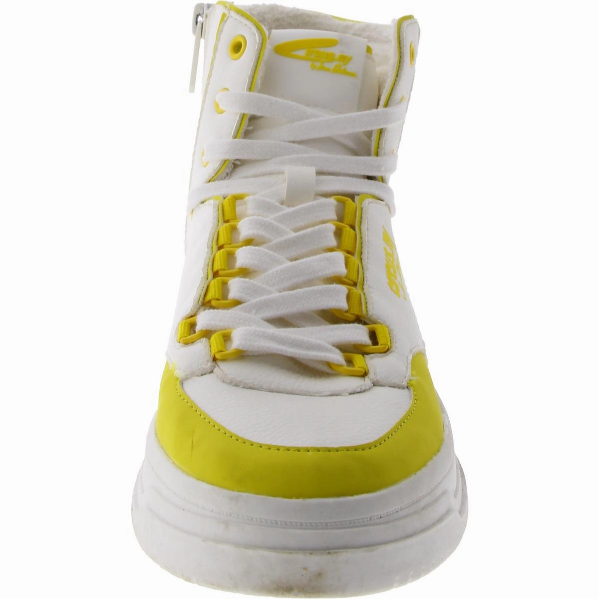 Irving Womens Faux Leather Lifestyle High-Top Sneakers