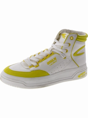 Irving Womens Faux Leather Lifestyle High-Top Sneakers Athletic Shoes for Women discount