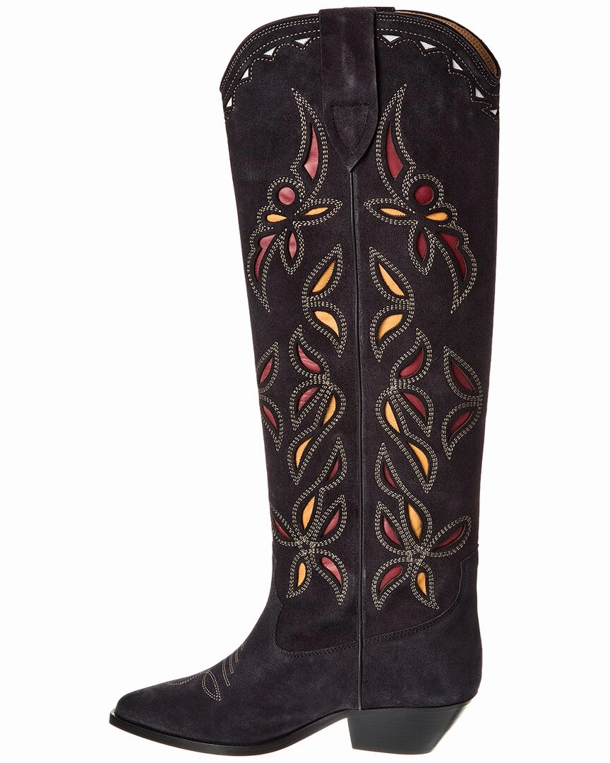 Isabel Marant Denvee Suede Knee-High Boot