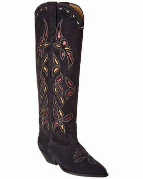 Isabel Marant Denvee Suede Knee-High Boot Womens Boots sale online
