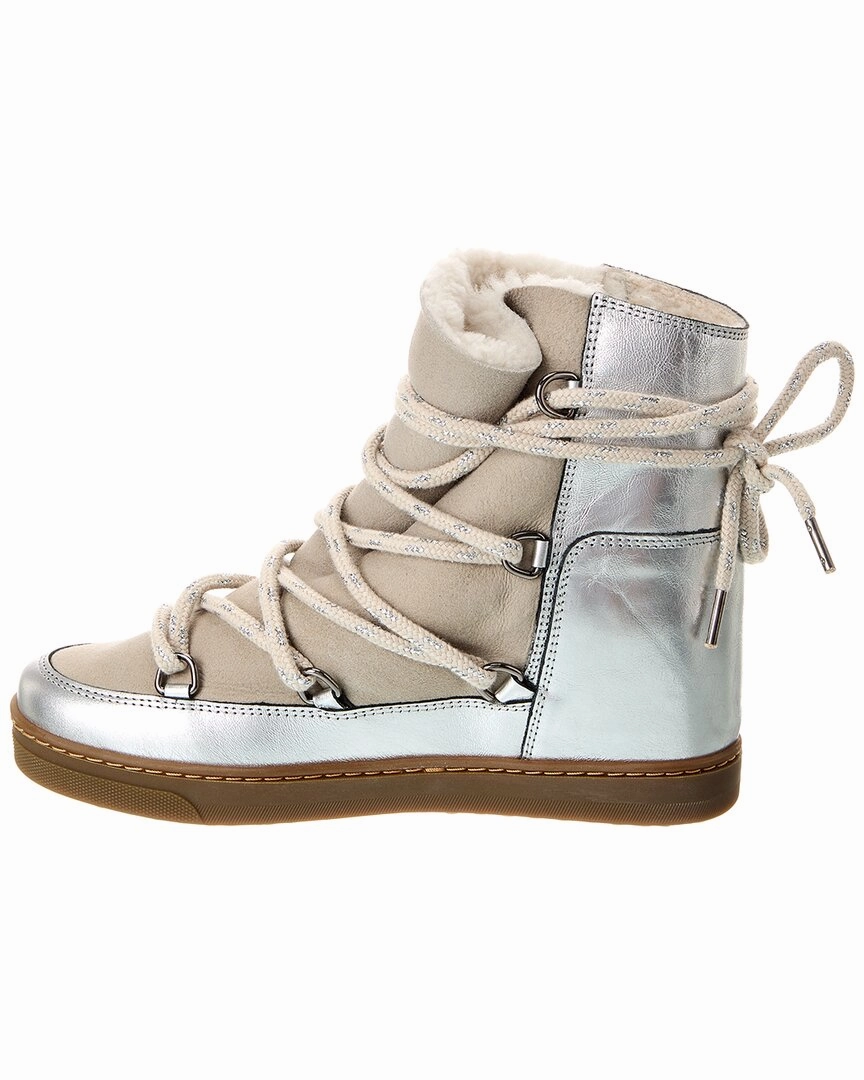 Isabel Marant Nowles Leather Snow Boot