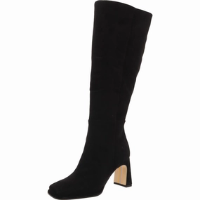 ISSABEL Womens Zipper Leather Knee-High Boots Sale on Womens Trendy Boots
