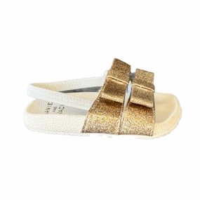 Janie and Jack Girls White | Gold Sandals Discount Boys Footwear online