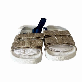 Janie and Jack Girls White | Gold Sandals Discount Boys Footwear online