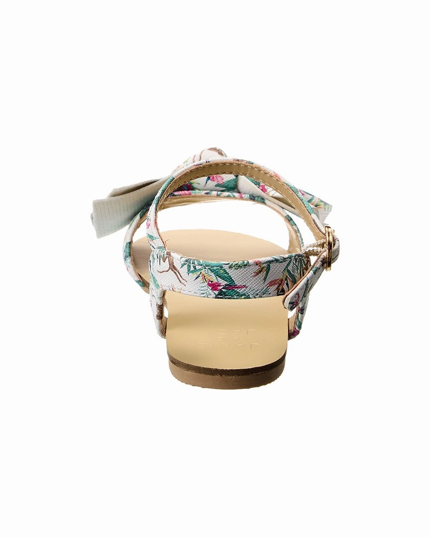 Janie and Jack Tropical Jungle Bow Sandal