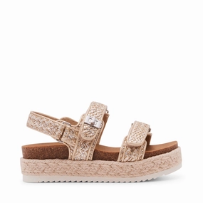 Jbigmona Sandal NAT RAFFIA Mommy & Me Shoes matching style deal