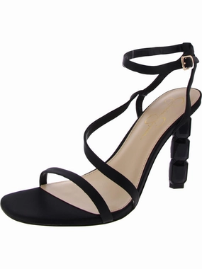 Jety Womens Satin Ankle Strap Slingback Sandals Womens Summer Sandals online