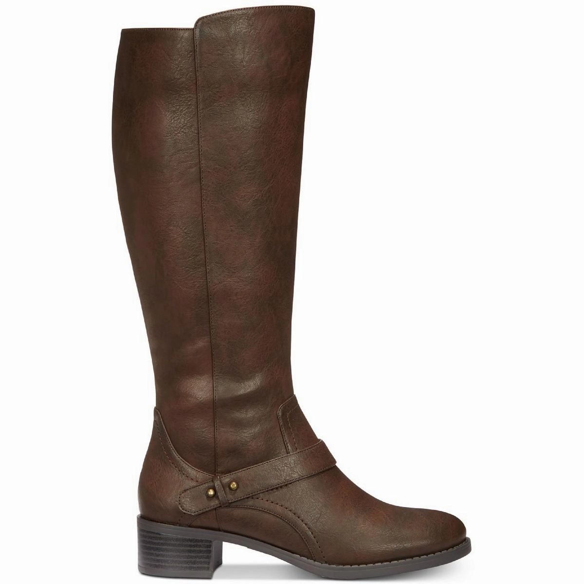 Jewel Plus Womens Wide Calf Slip-On Knee-High Boots