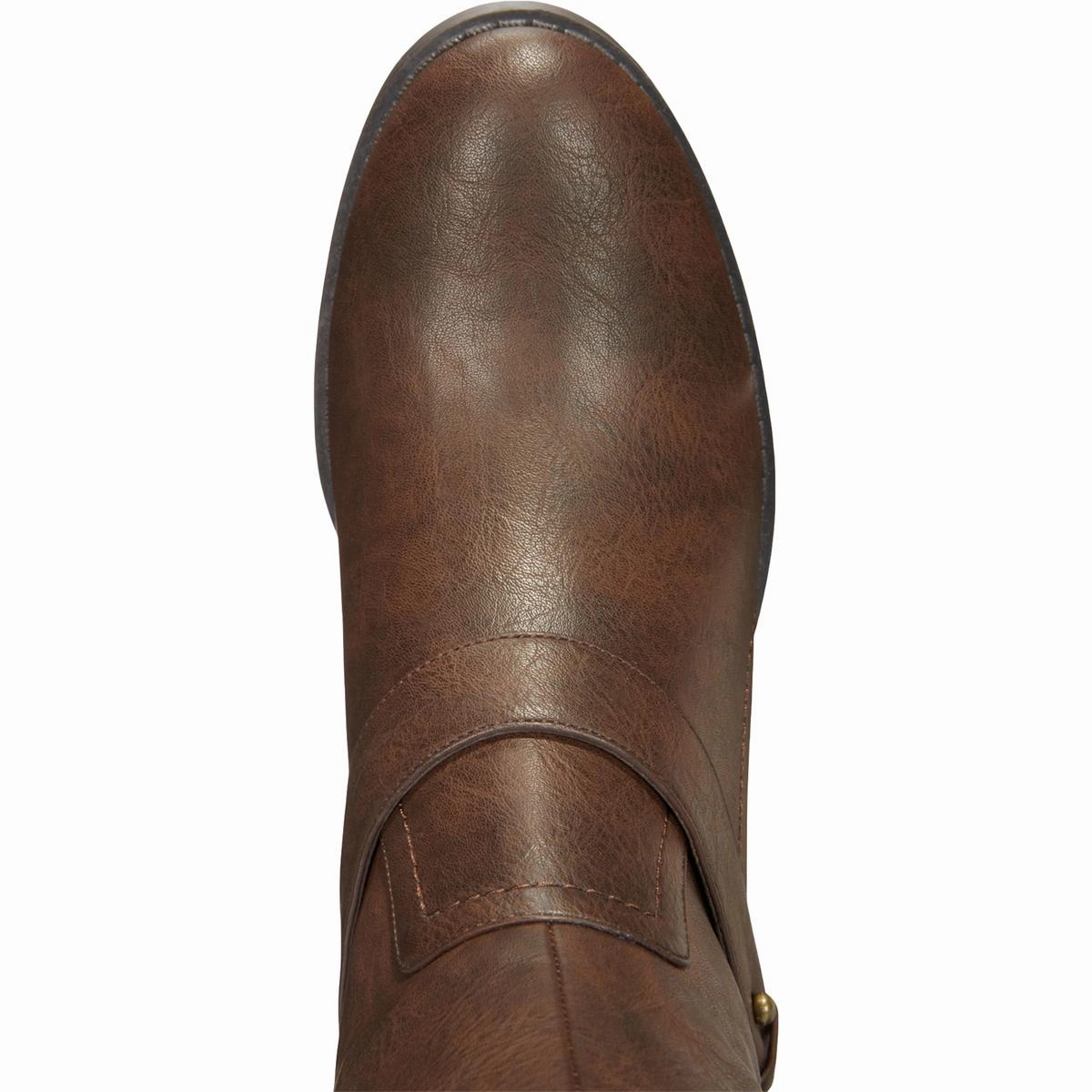 Jewel Womens Faux Leather Knee-High Riding Boots