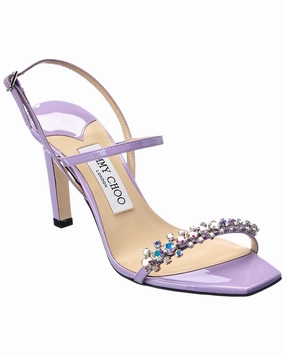 Jimmy Choo Meira 85 Patent Sandal Promo offer on Womens Sandals