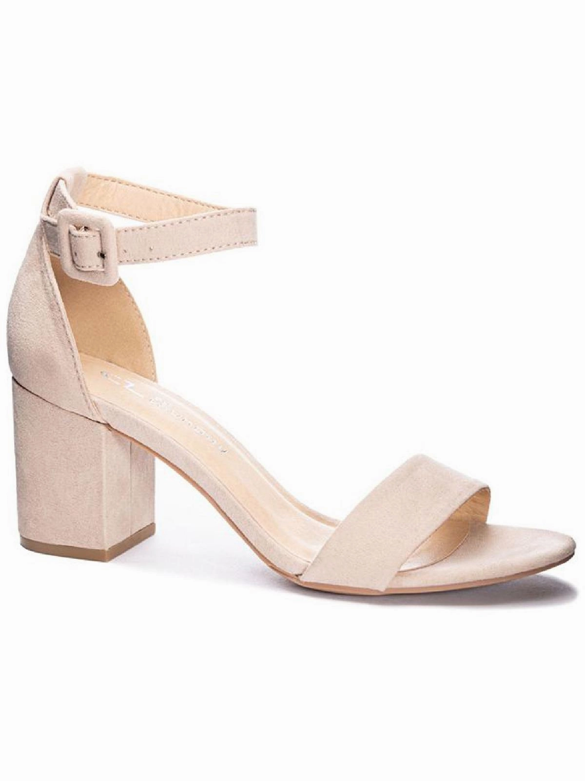 Jody Womens Buckle Dressy Block Heel