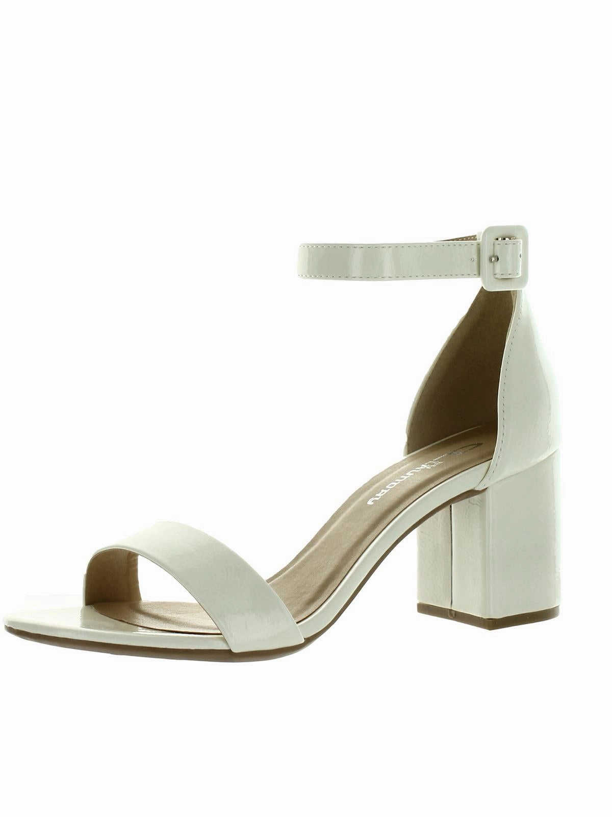 Jody Womens Buckle Dressy Block Heel