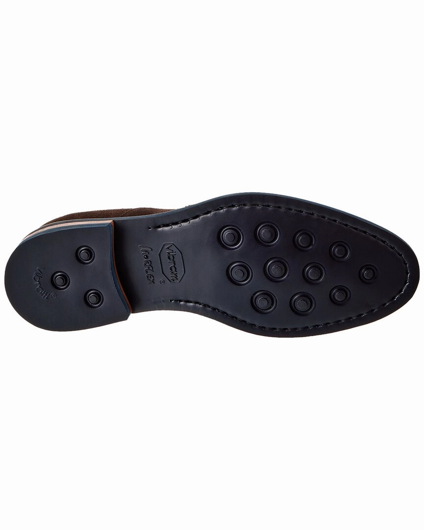 Johnston & Murphy Ashford Wingtip Slip-On Suede Oxford