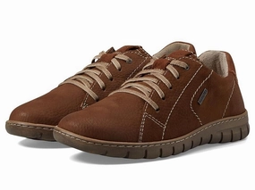 Josef Seibel Steffi 62 Sneakers Women's US 8-8.5 Castagne Leather Shoes KHD1572 Athletic Shoes for Women discount