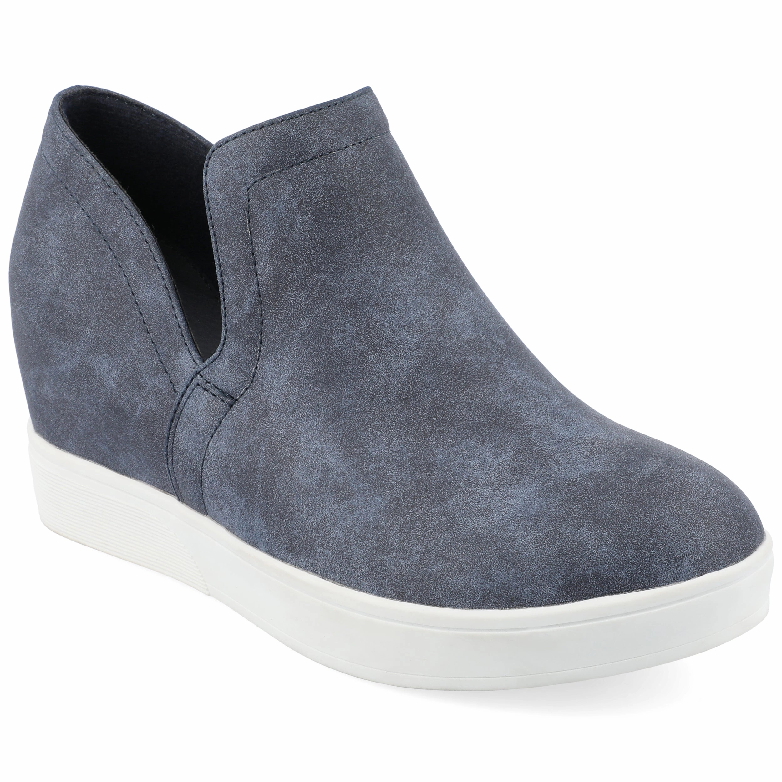 Journee Collection Women's Cardi Wide Width Sneaker Wedge