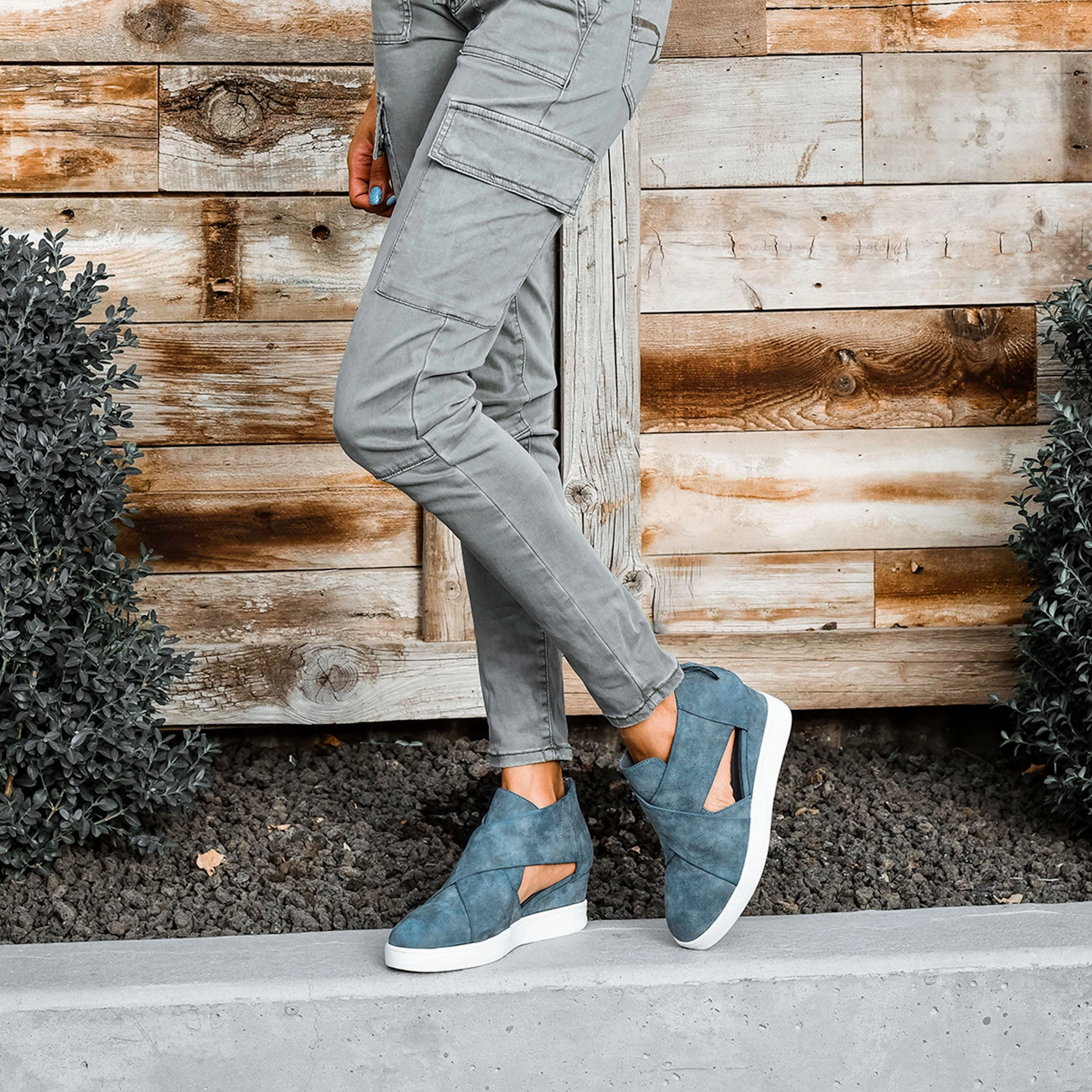 Journee Collection Women's Seena Sneaker Wedge