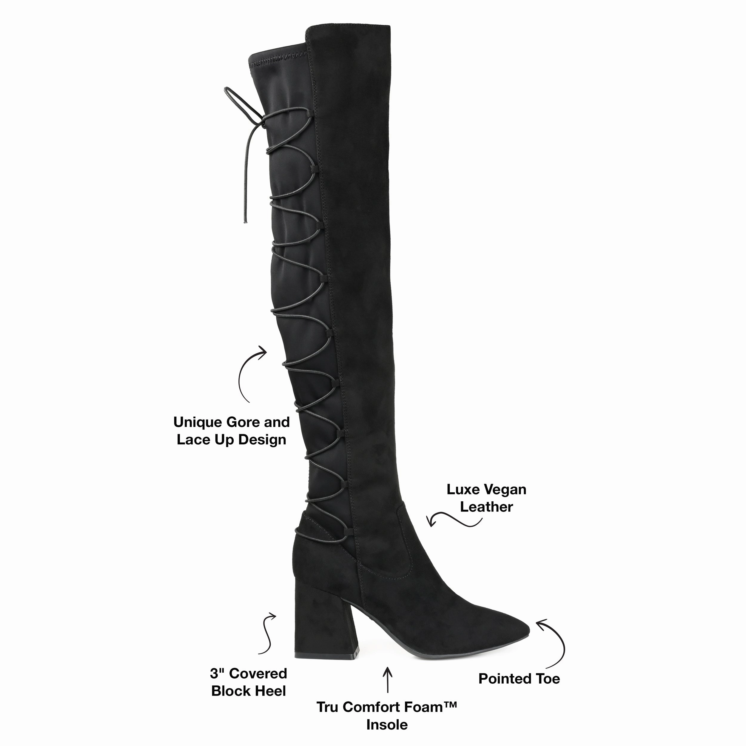 Journee Collection Women's Tru Comfort Foam Extra Wide Calf Valorie Boot