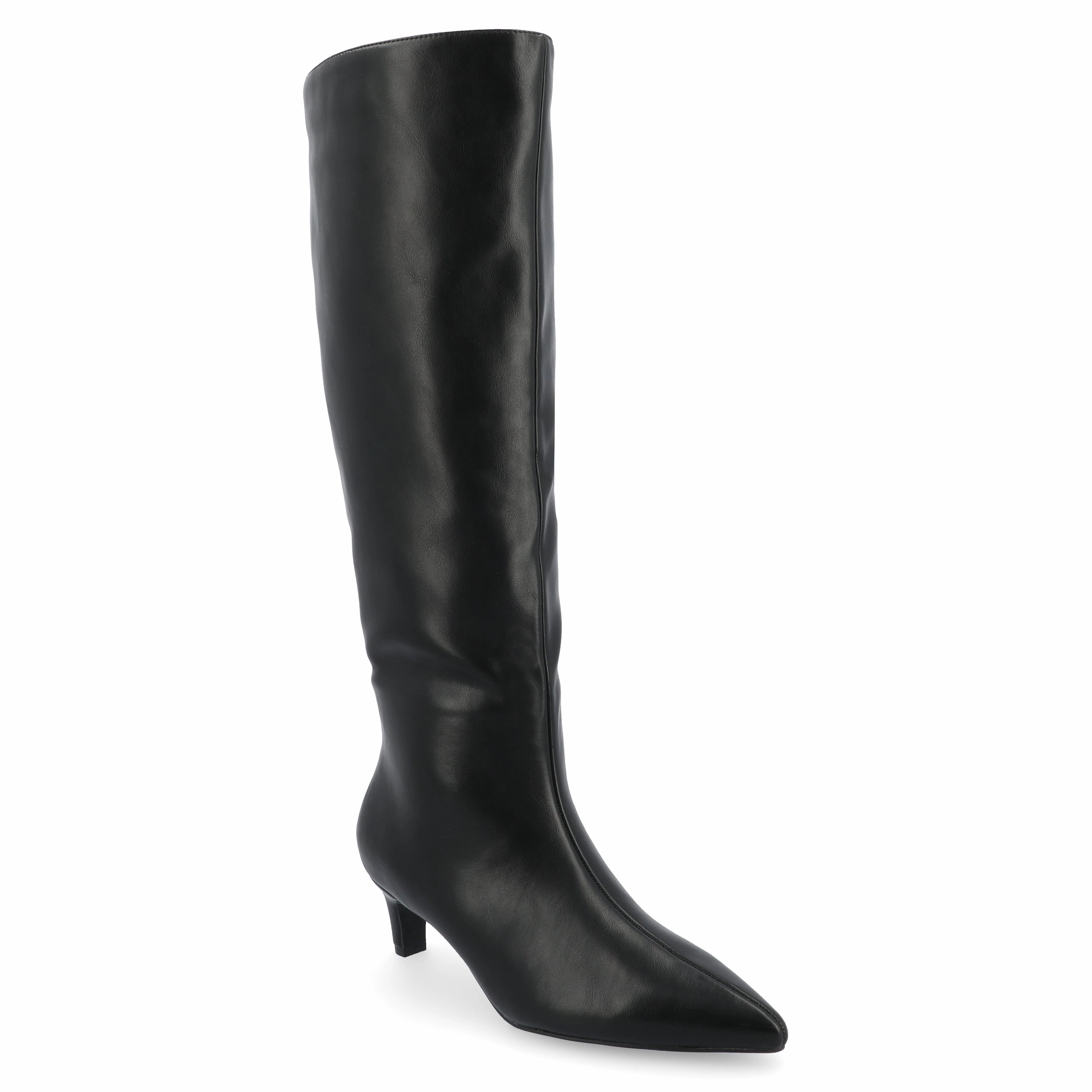 Journee Collection Women's Tru Comfort Foam Tullip Wide Width Extra Wide Calf Boots Cheap Womens Leather Boots