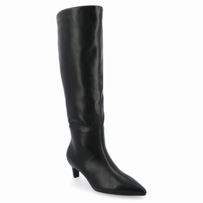 Journee Collection Women's Tru Comfort Foam Tullip Wide Width Extra Wide Calf Boots Cheap Womens Leather Boots