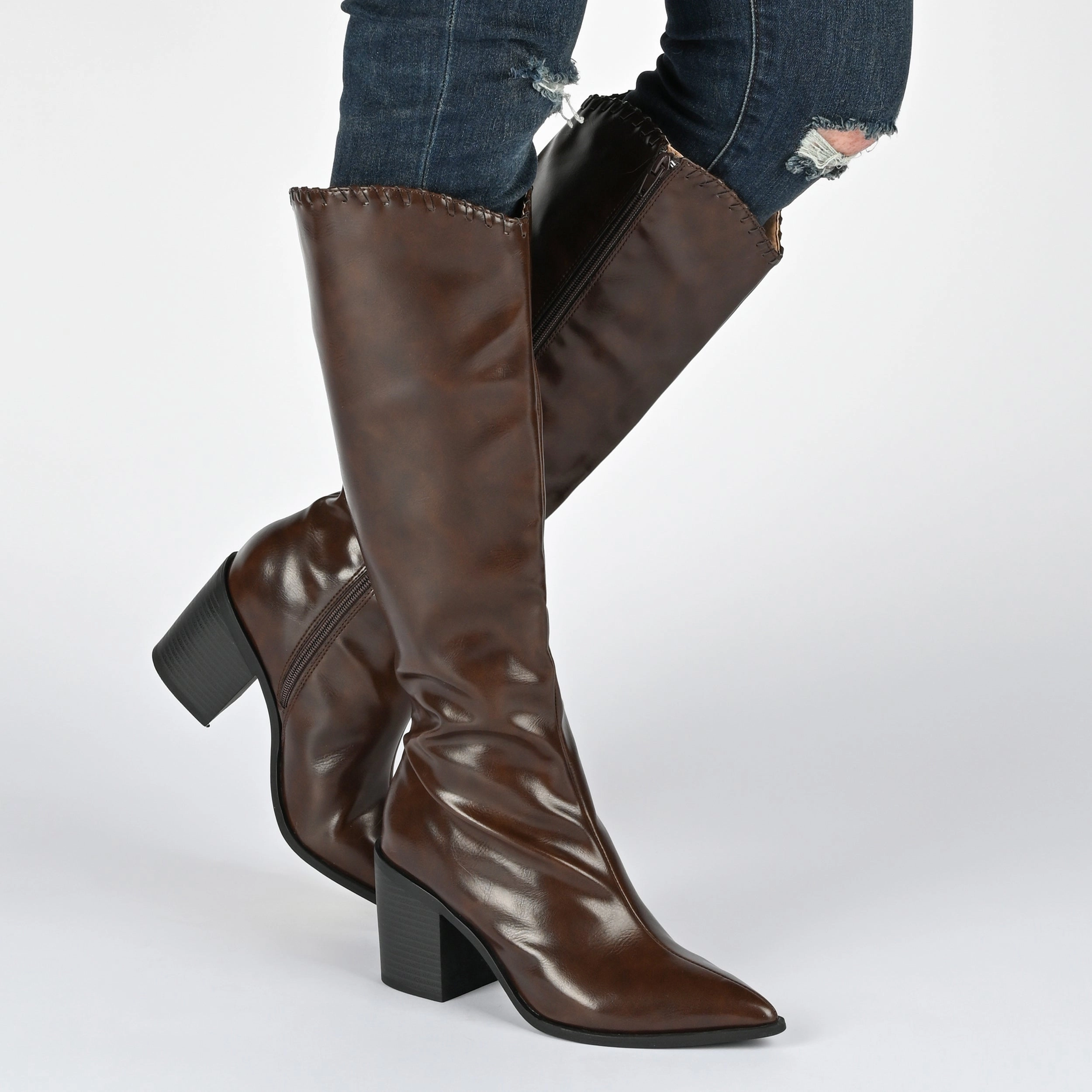 Journee Collection Women's Tru Comfort Foam Wide Width Extra Wide Calf Daria Boot