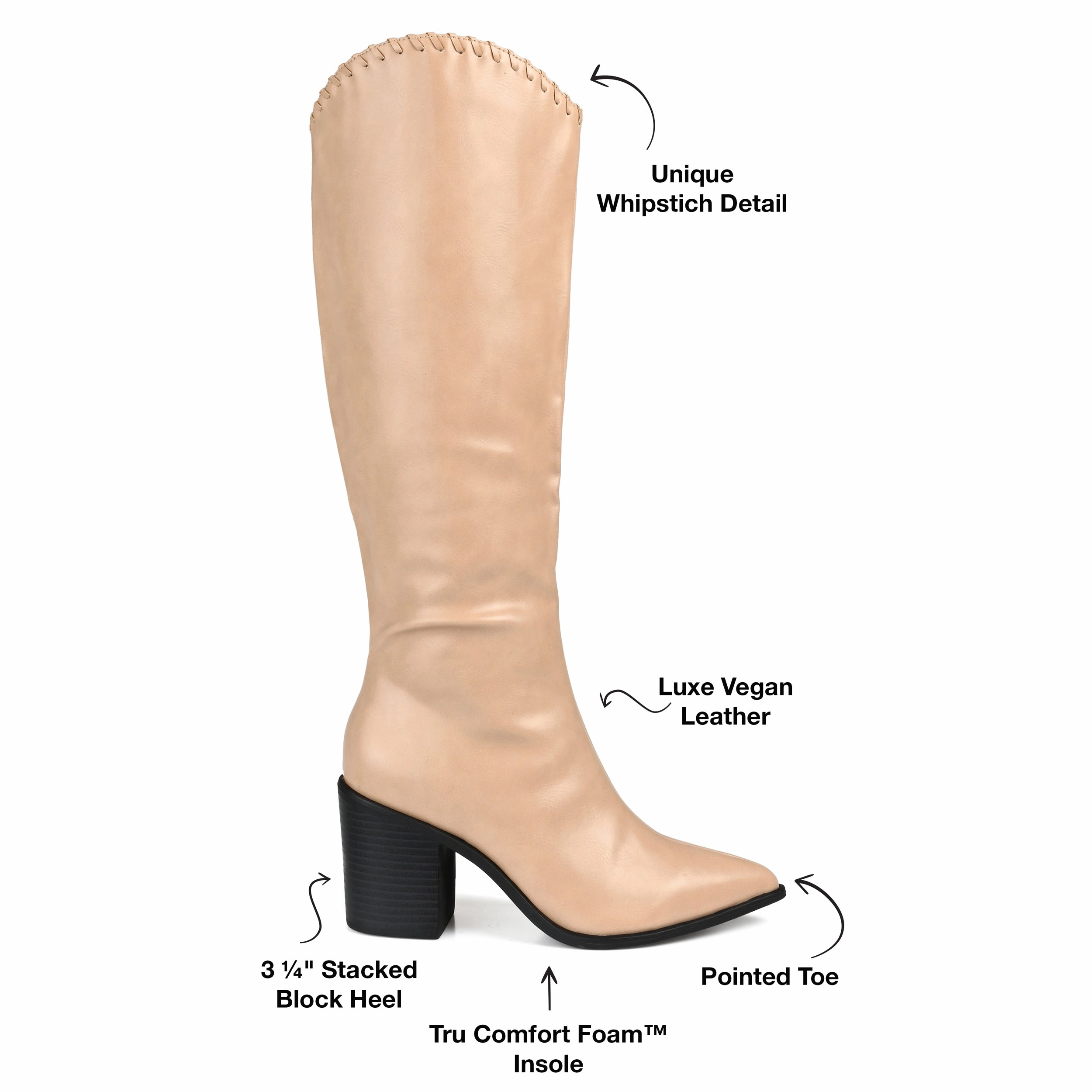 Journee Collection Women's Tru Comfort Foam Wide Width Extra Wide Calf Daria Boot