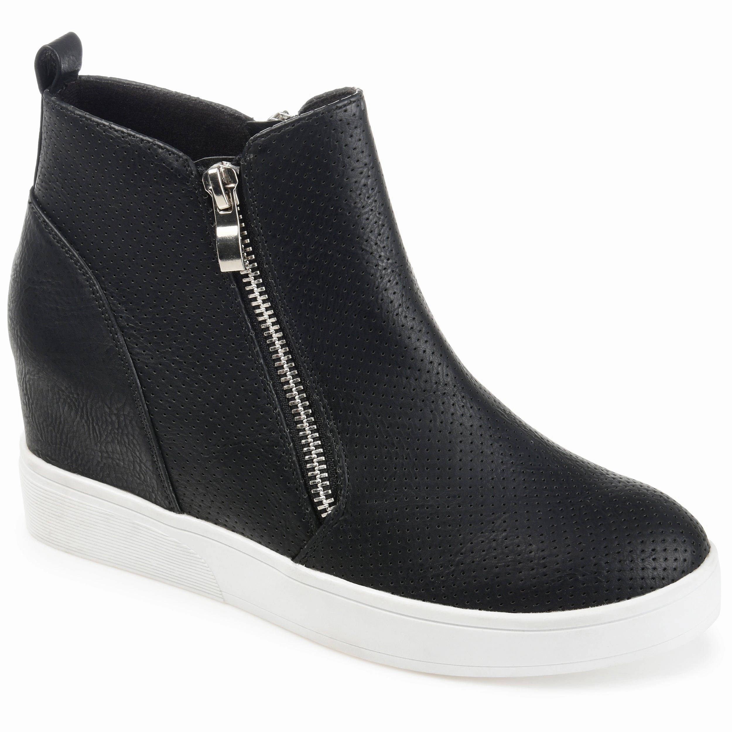 Journee Collection Women's Wide Width Pennelope Sneaker Wedge