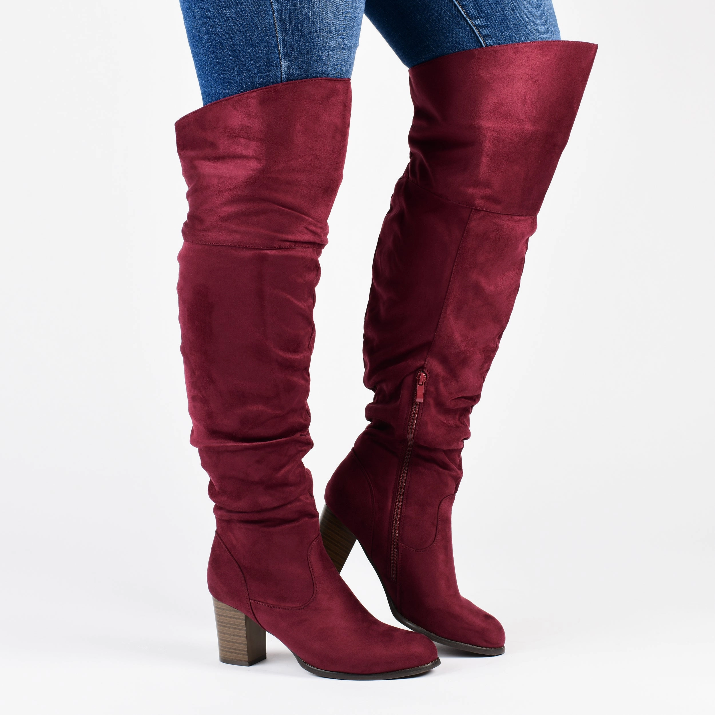 Journee Collection Women's Wide Width Wide Calf Kaison Boot