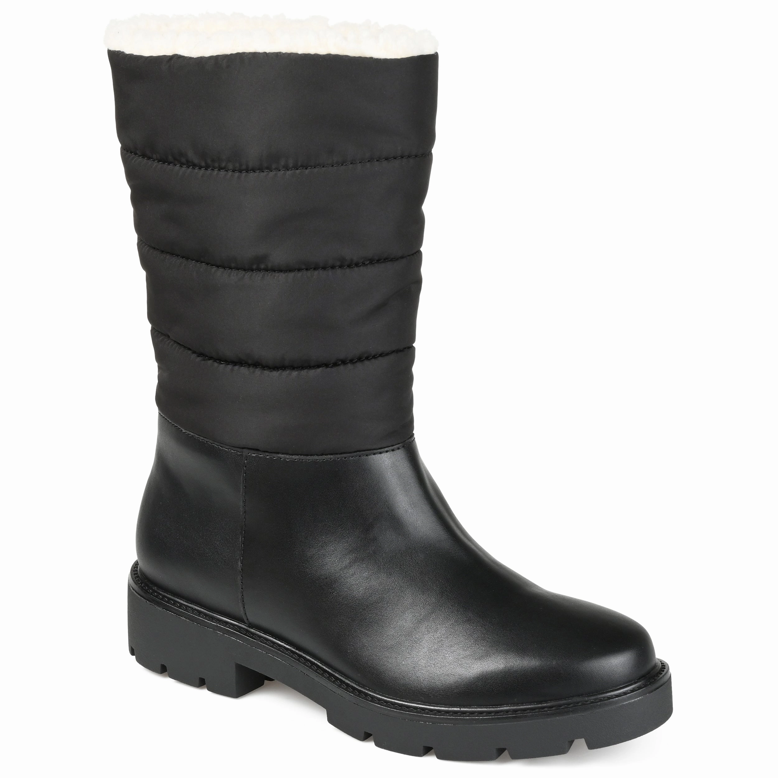 Journee Collection Womens Nadine Tru Comfort Foam Block Heel Winter Boots
