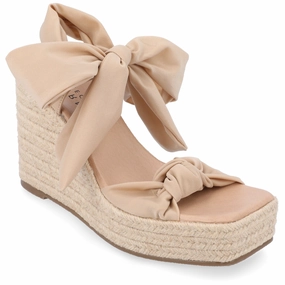 Journee Collection Womens Surria Tru Comfort Foam Espadrille Platform Wedge Sandals Trendy Womens Sandals online store