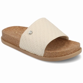Journee Women's Sheena Beach Sandals Stylish Womens Slides & Sandals