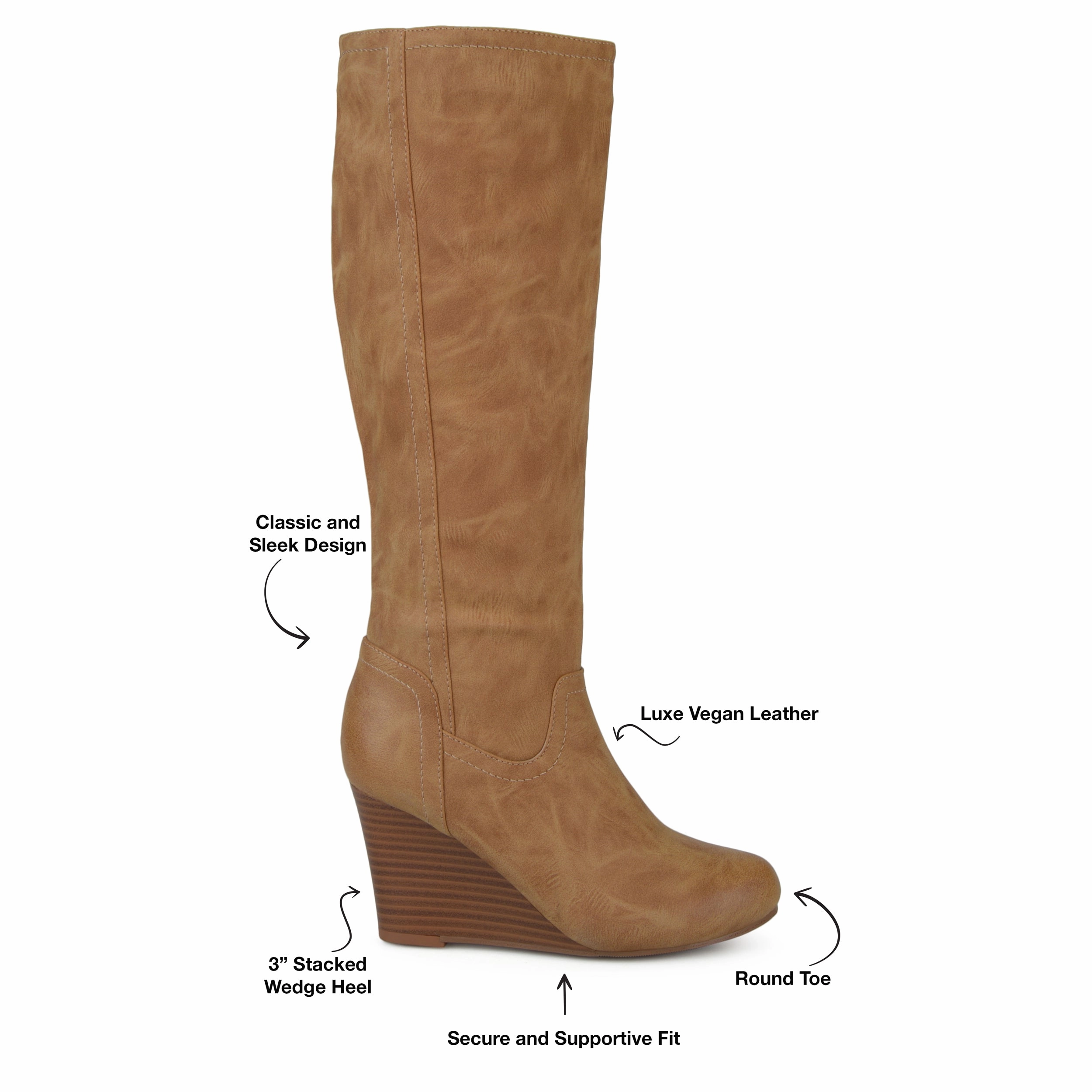 Journee Women's Wide Calf Langly Boot
