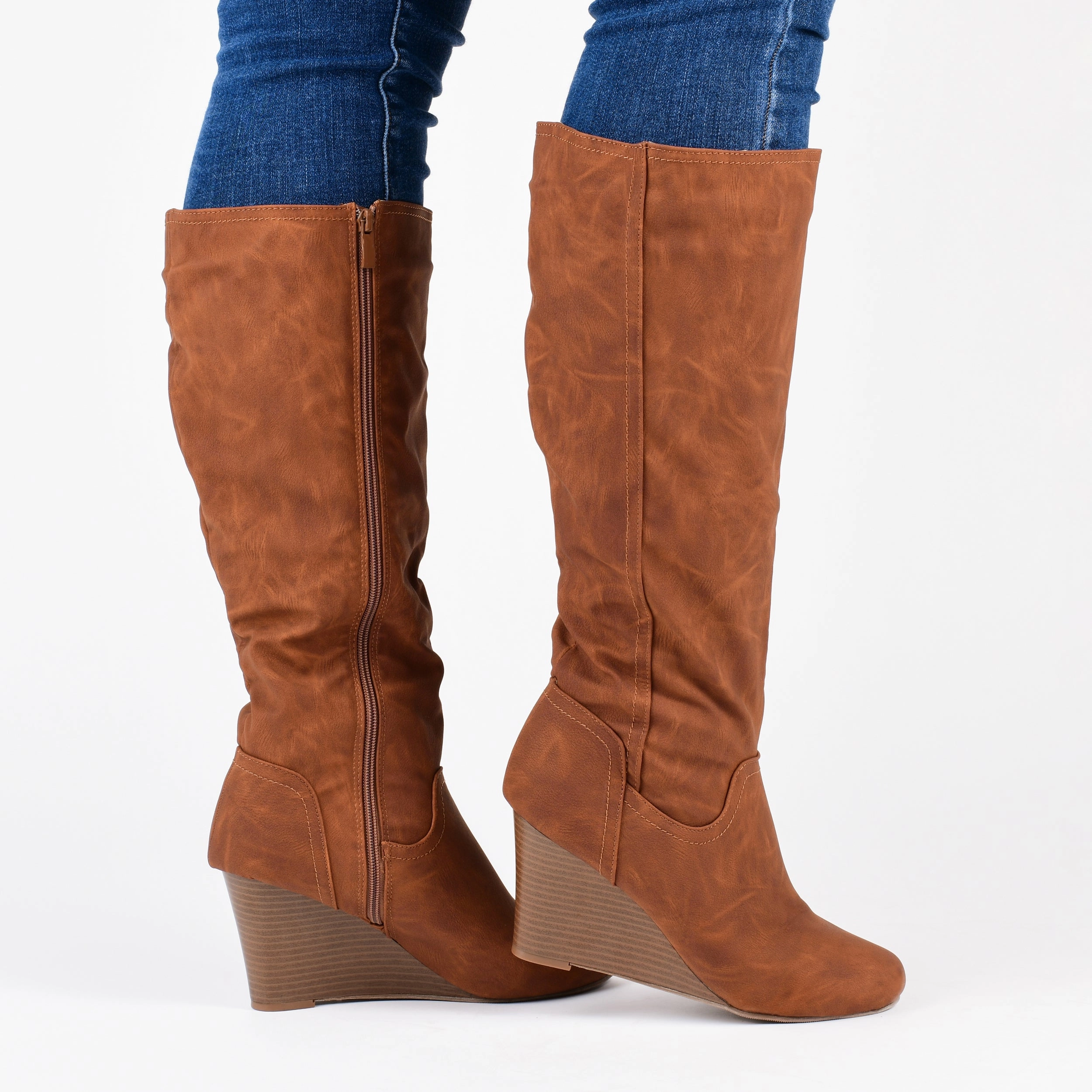 Journee Women's Wide Calf Langly Boot