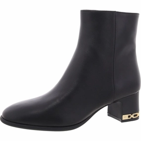 June Flex Mid Womens Leather Ankle Booties Sale on Womens Trendy Boots