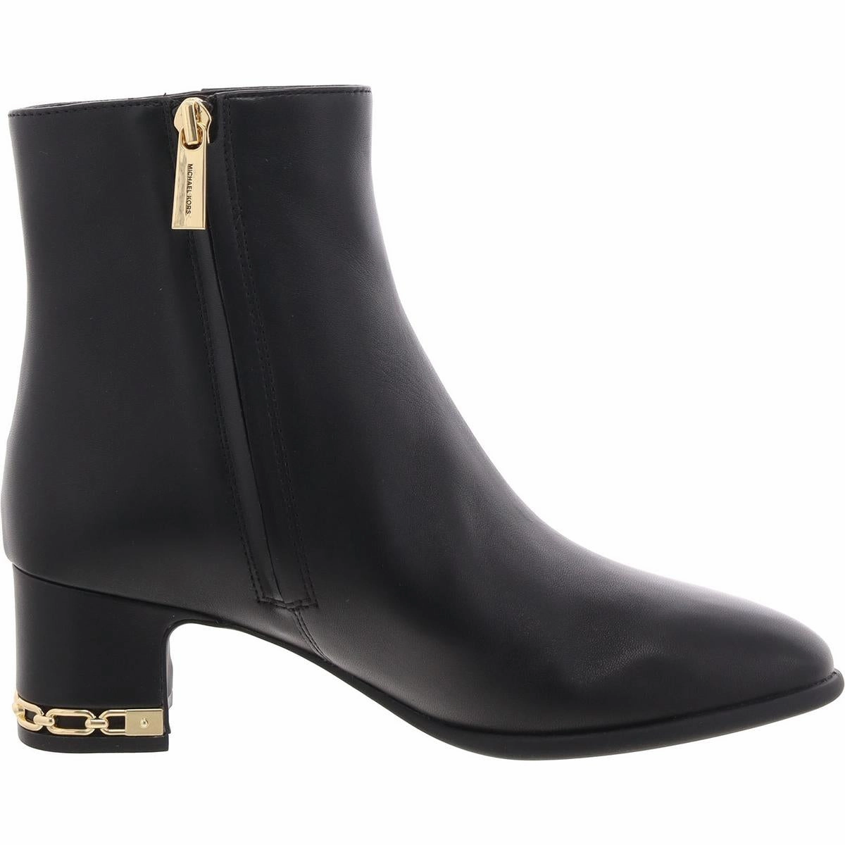 June Flex Mid Womens Leather Ankle Booties