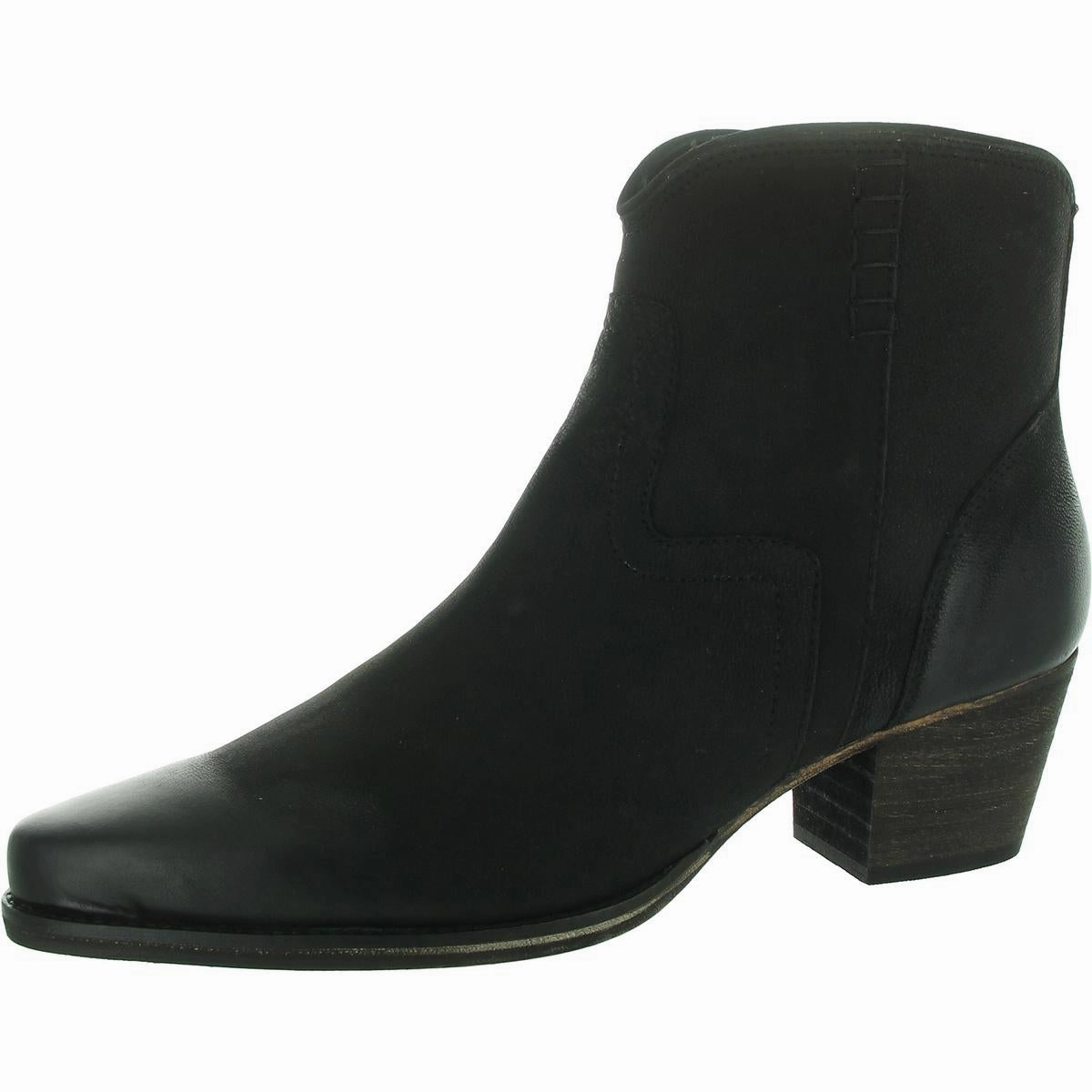 Juniper Womens Zipper Leather Ankle Boots Womens Fashion Boots outlet store