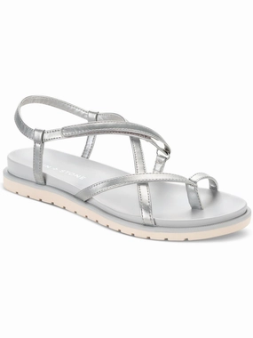 Juune Womens Faux Leather Toe-Post Slingback Sandals Lightweight Womens Sandals discount