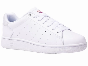 K-Swiss Classic PF 08505-101-M Sneakers Men White Leather Lifestyle Shoes DWA276 Mens Sneakers & Athletic Shoes outlet