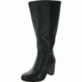 Kalina Womens Extra Wide Calf Leather Knee-High Boots Affordable Womens Boots online