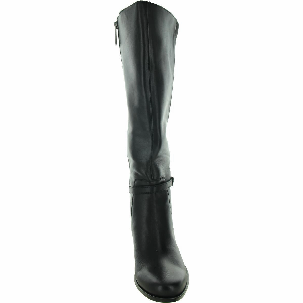 Kalina Womens Extra Wide Calf Leather Knee-High Boots