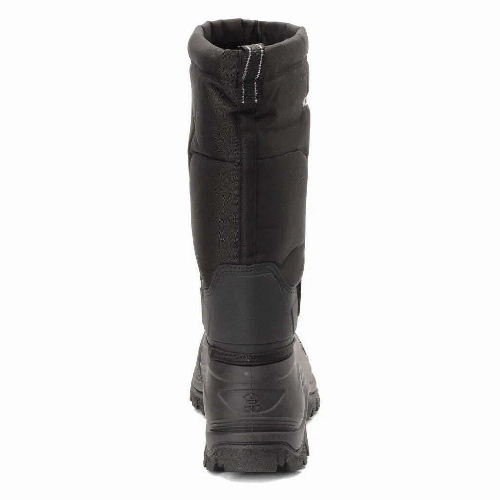 Kamik Greenbay 4 NK0200S-BLK Boots Men's US 12 Black Waterproof Snow Boot ZPO420