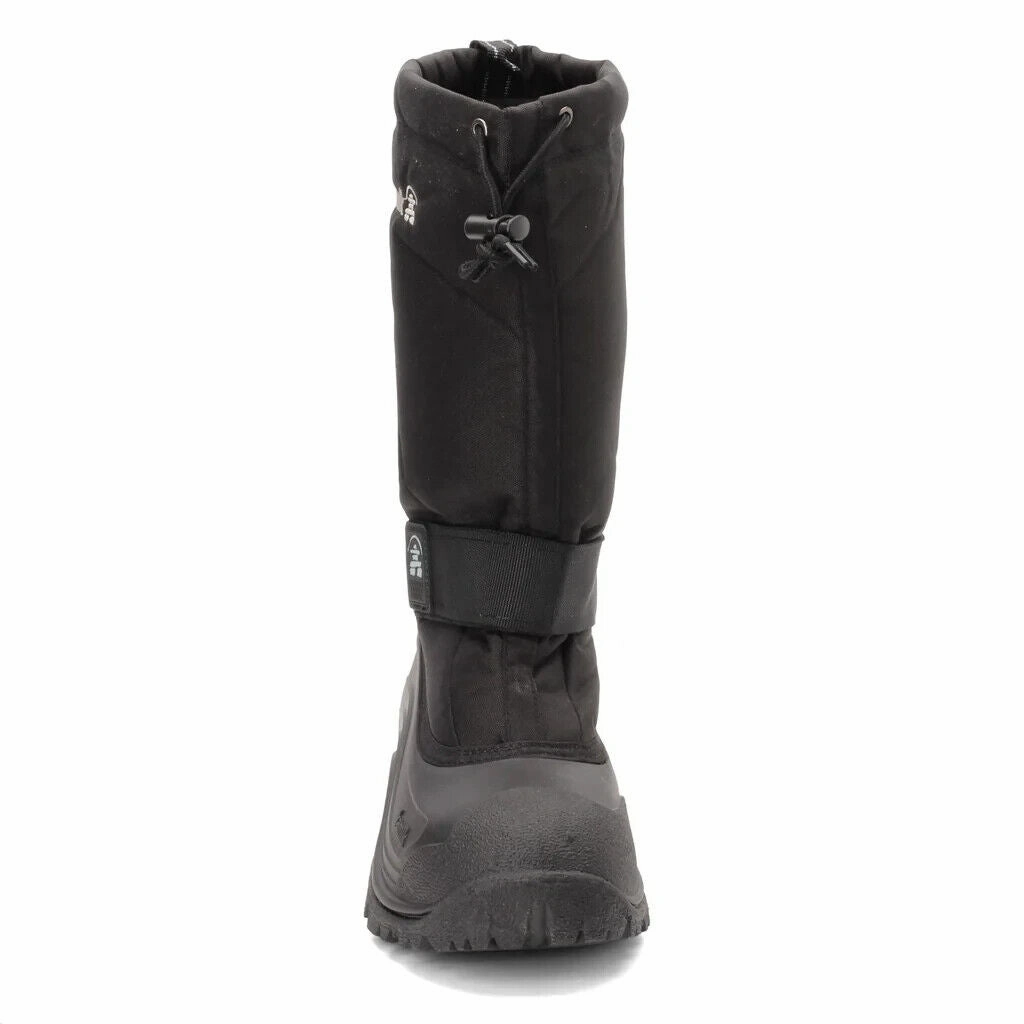 Kamik Greenbay 4 NK0200S-BLK Boots Men's US 12 Black Waterproof Snow Boot ZPO420