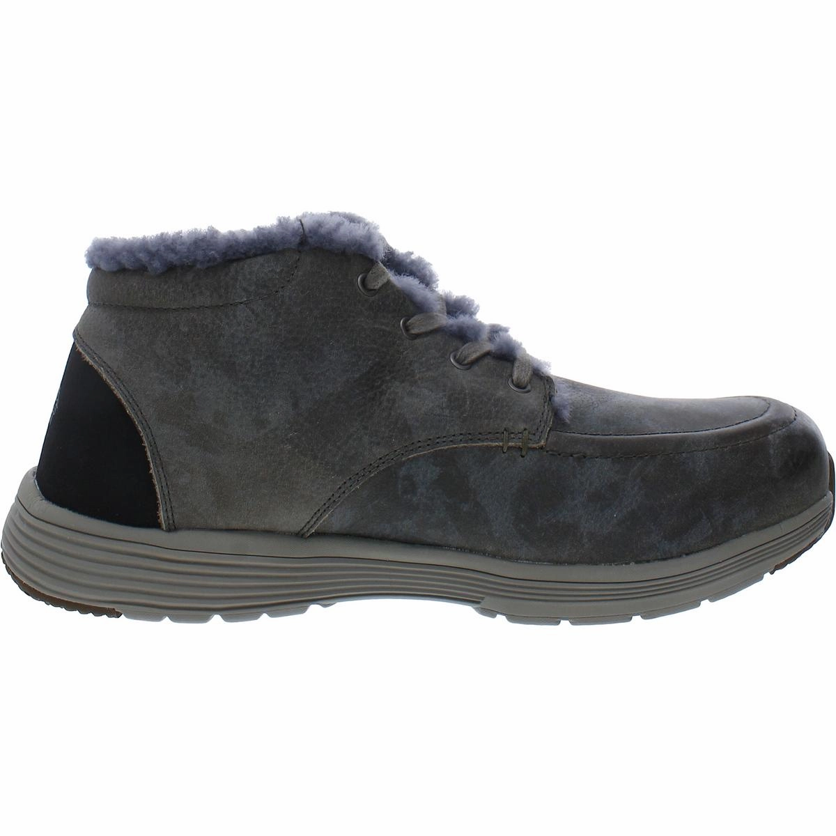 Karamay Mens Leather Cold Weather Combat & Lace-up Boots