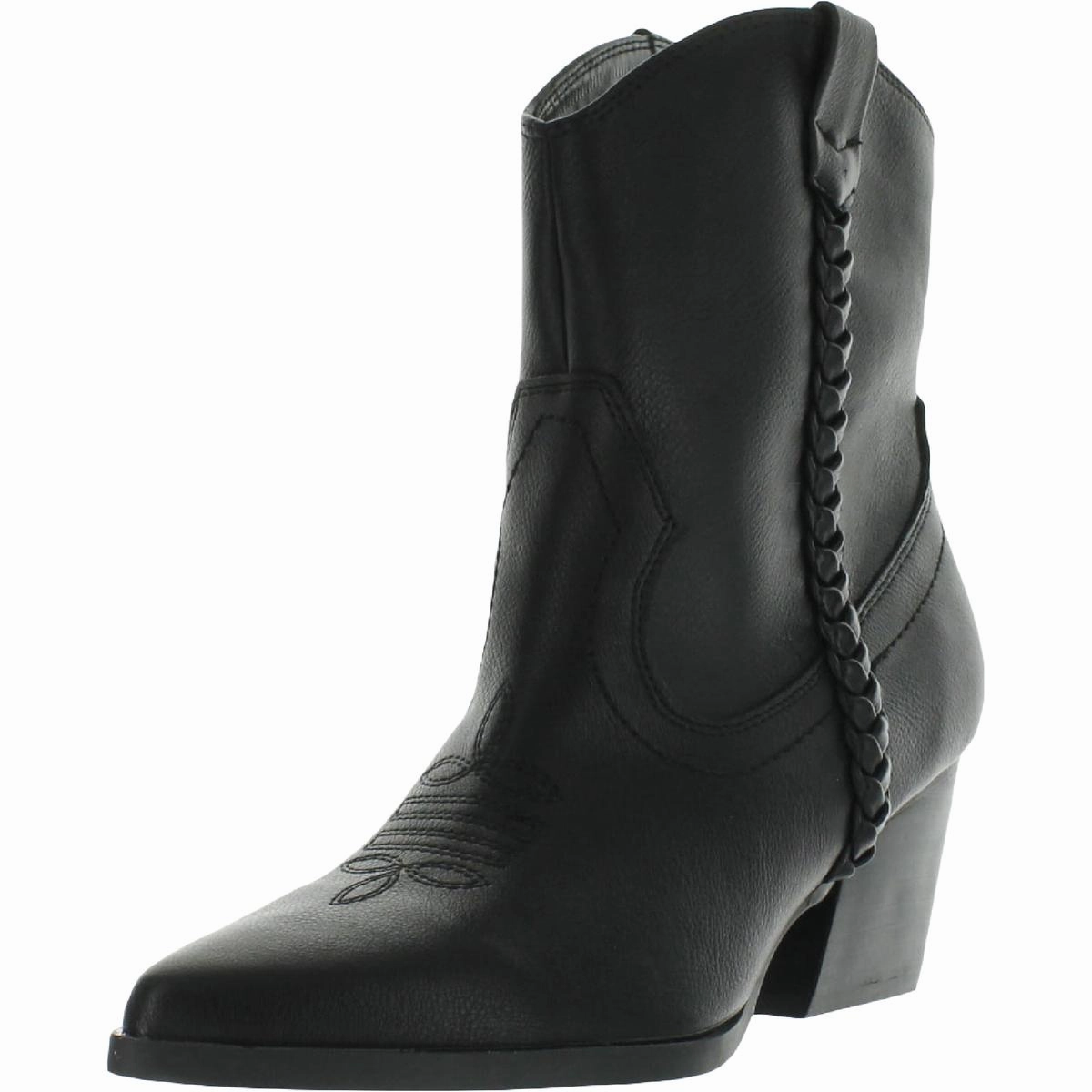 Karyn Womens Faux Leather Cowboy, Western Boots