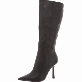 Kathleen Womens Leather Pointed Toe Knee-High Boots Womens Boots sale online