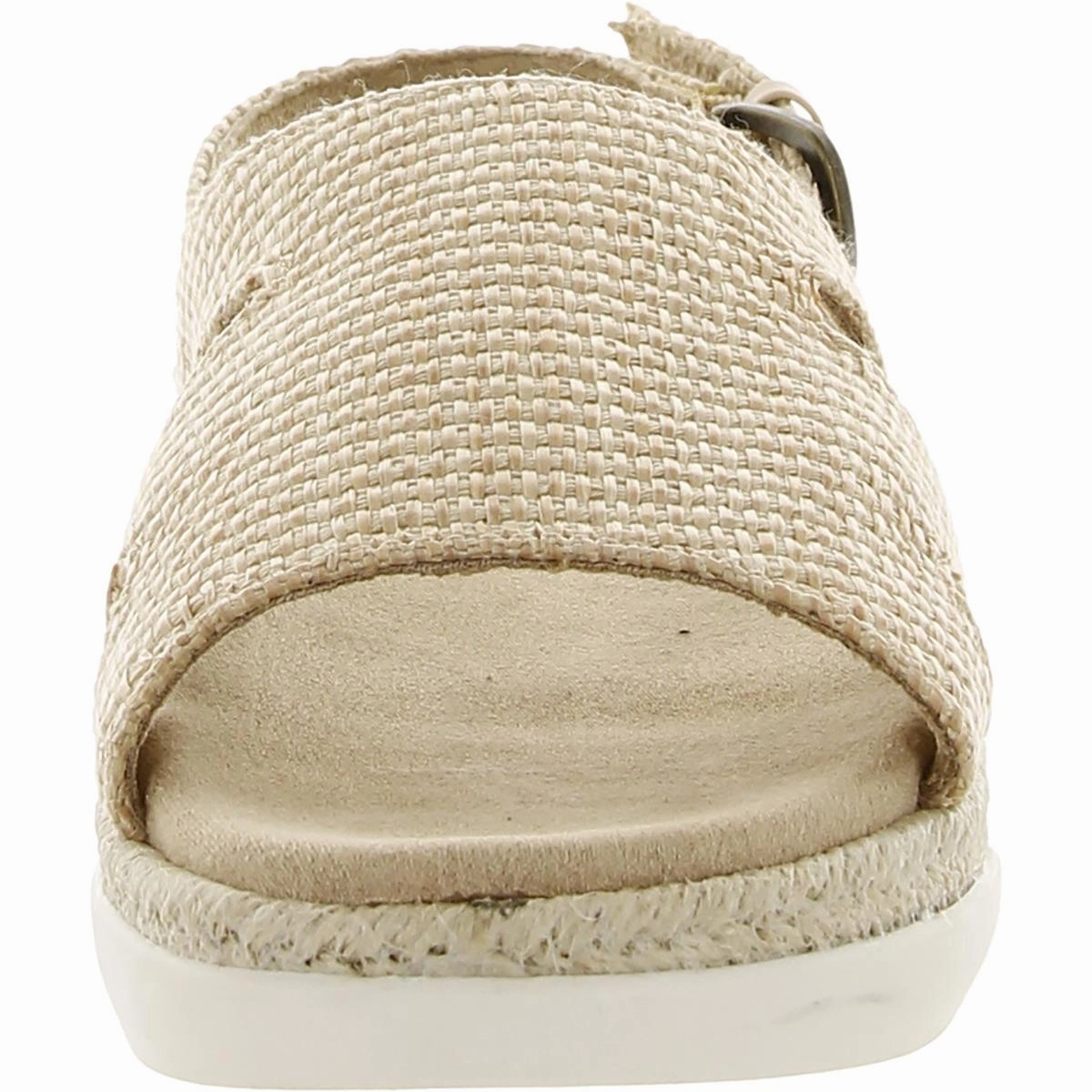 Kato Womens Woven Cut-Out Slingback Sandals